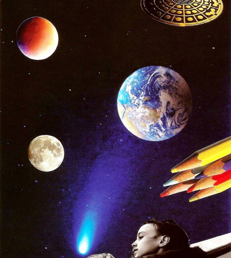 Original Other People Collage by Roberto Oscar Gasperi