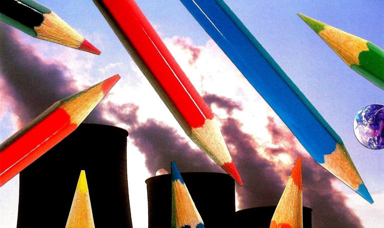 Original Surrealism People Collage by Roberto Oscar Gasperi