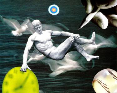 Original Dada Culture Collage by Roberto Oscar Gasperi