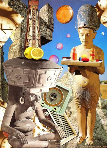 Print of Conceptual World Culture Collage by Roberto Oscar Gasperi