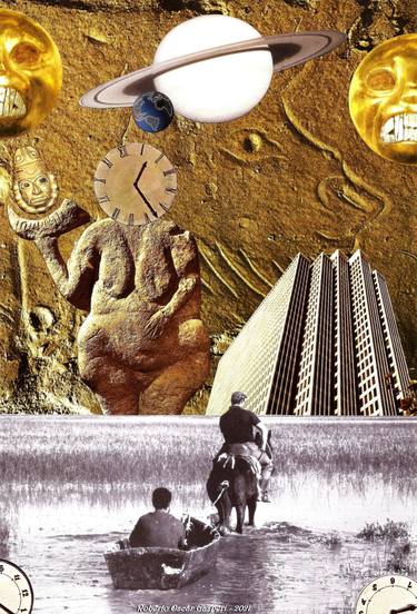 Print of Conceptual World Culture Collage by Roberto Oscar Gasperi