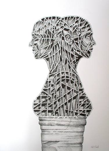 Original Figurative Women Drawing by Bill Birrell