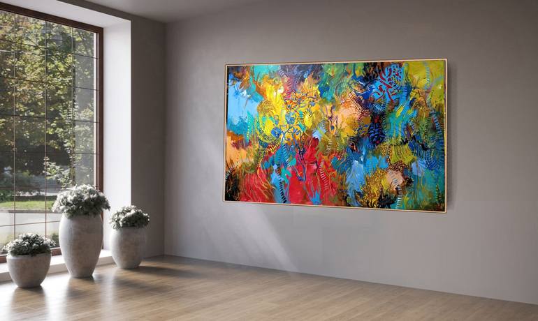 Original Abstract Painting by vishalandra m dakur