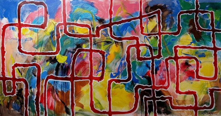 Original Abstract Painting by vishalandra m dakur