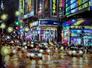 Print of Cities Paintings by vishalandra m dakur