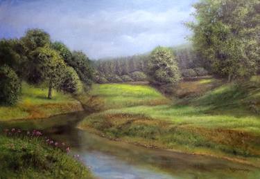 Original Landscape Paintings by vishalandra m dakur