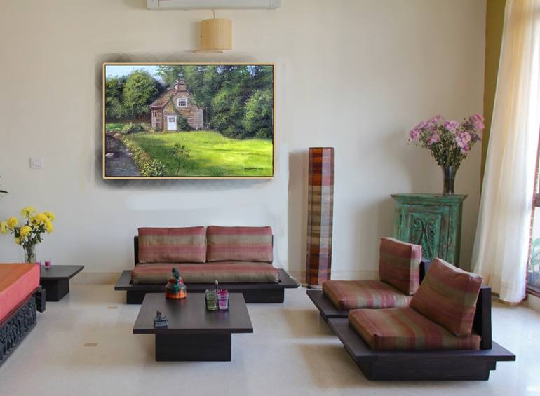 Original Other Garden Painting by Vishalandra M Dakur