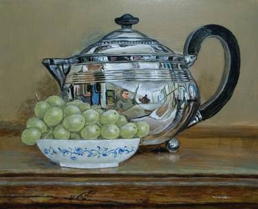 Original Still Life Paintings by vishalandra m dakur