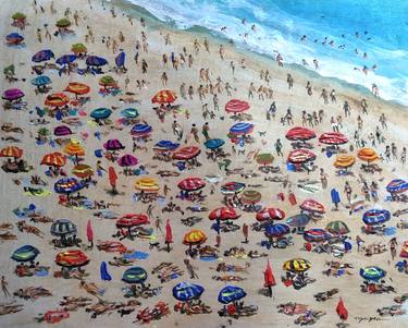 Print of Abstract Expressionism Beach Paintings by vishalandra m dakur