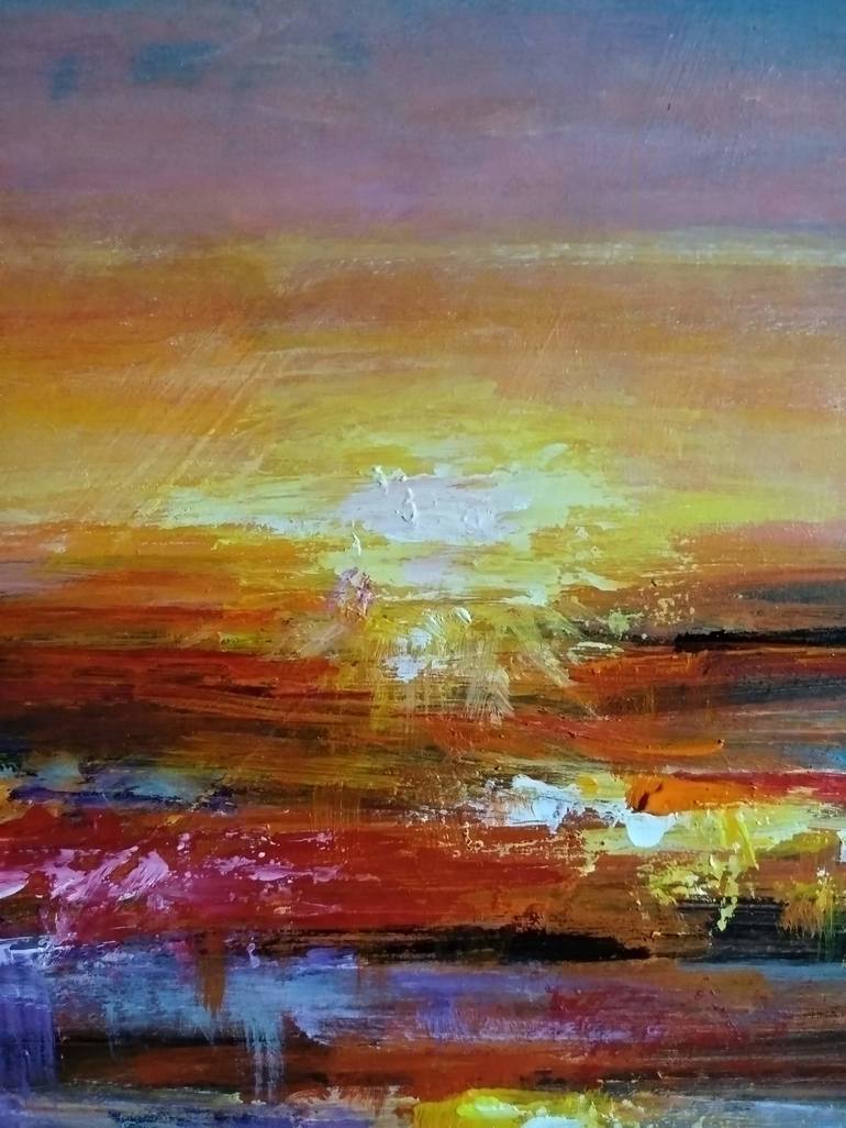 Original Abstract Expressionism Abstract Painting by vishalandra m dakur