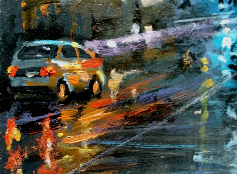 Original Abstract Painting by Vishalandra M Dakur