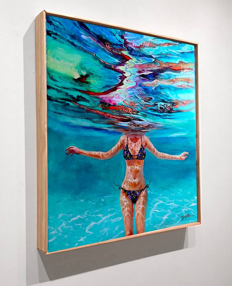 Original Figurative Water Painting by Vishalandra M Dakur