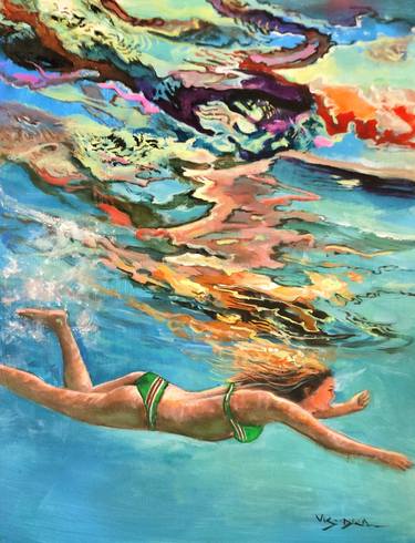 Print of Photorealism Water Paintings by vishalandra m dakur