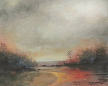 Print of Abstract Expressionism Landscape Paintings by vishalandra m dakur