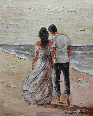 Original Beach Paintings by vishalandra m dakur