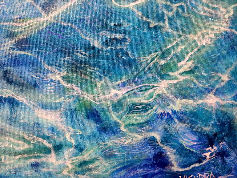 Original Figurative Beach Painting by Vishalandra M Dakur