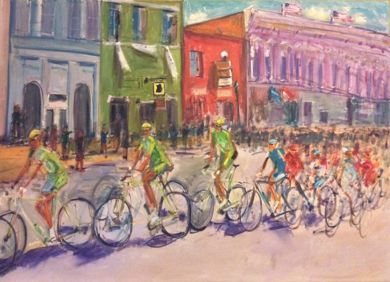 The Chase Painting by Ian Clark | Saatchi Art