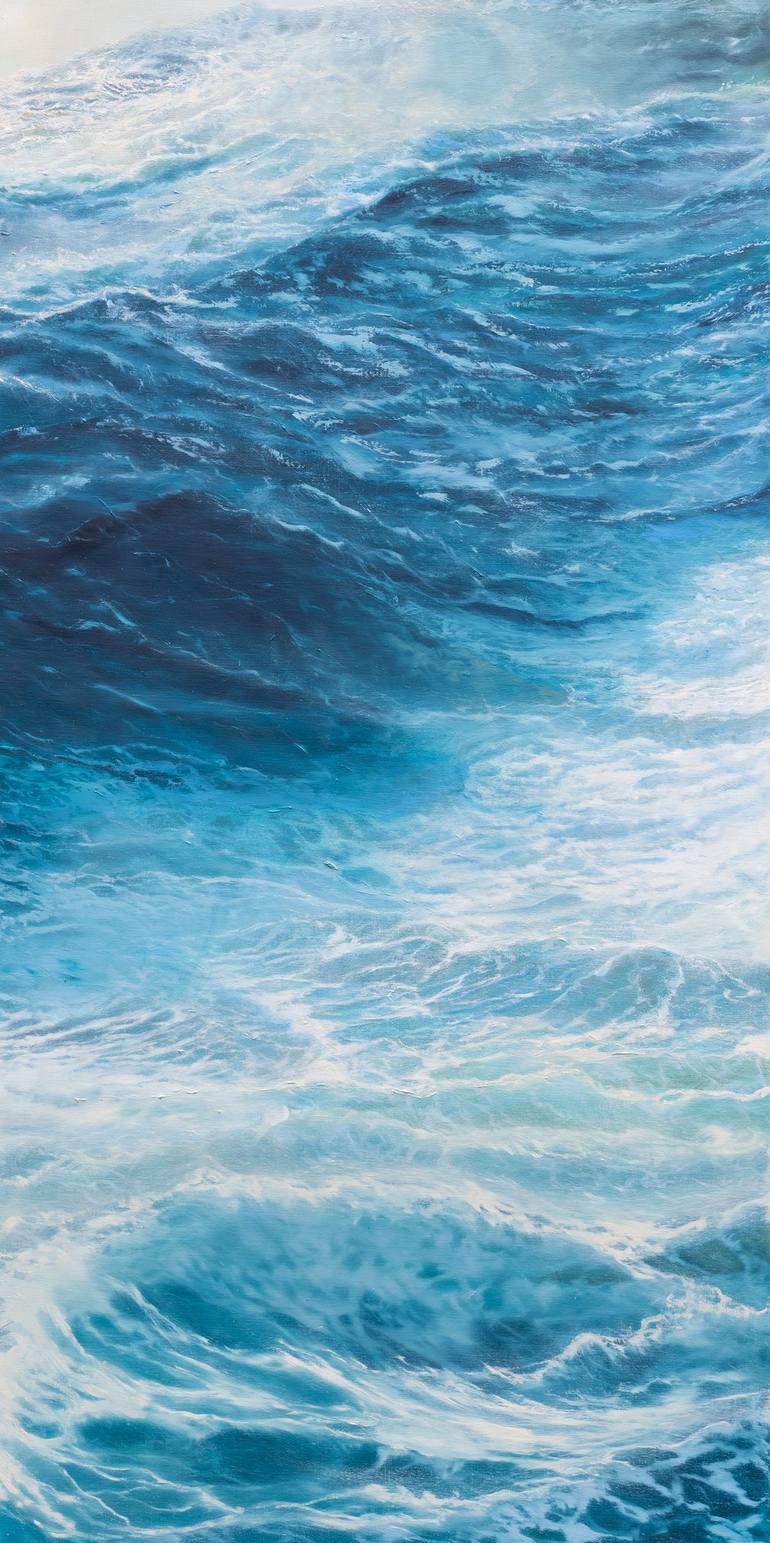 Original Figurative Seascape Painting by Bert Oosthout