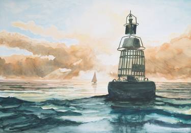 Original Seascape Paintings by Bert Oosthout