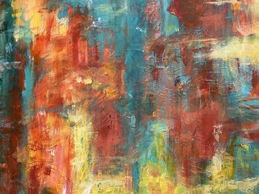 Original Abstract Expressionism Abstract Paintings by Kanak Bhasin