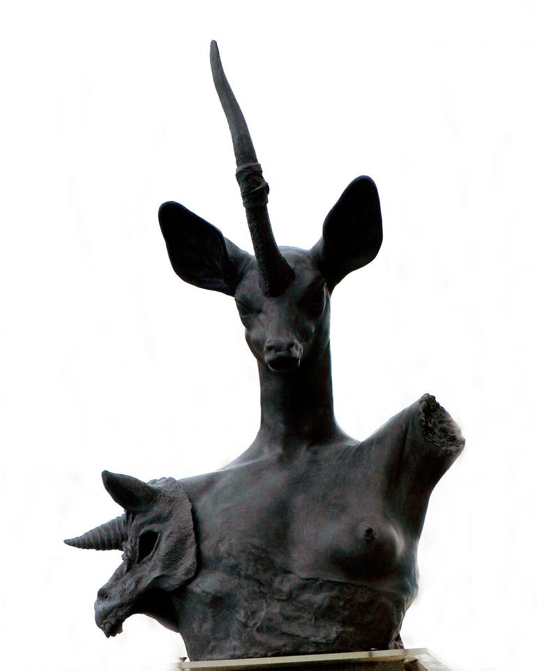 Original Figurative Animal Sculpture by Andrea Hrur Hararson