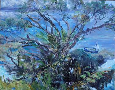 Original Impressionism Seascape Paintings by Mary Ellen Okelberry