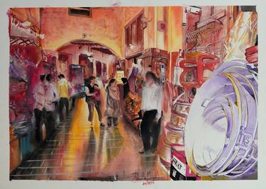 Print of World Culture Paintings by KAMAL PAL