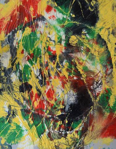 Print of Abstract Expressionism Abstract Paintings by KAMAL PAL