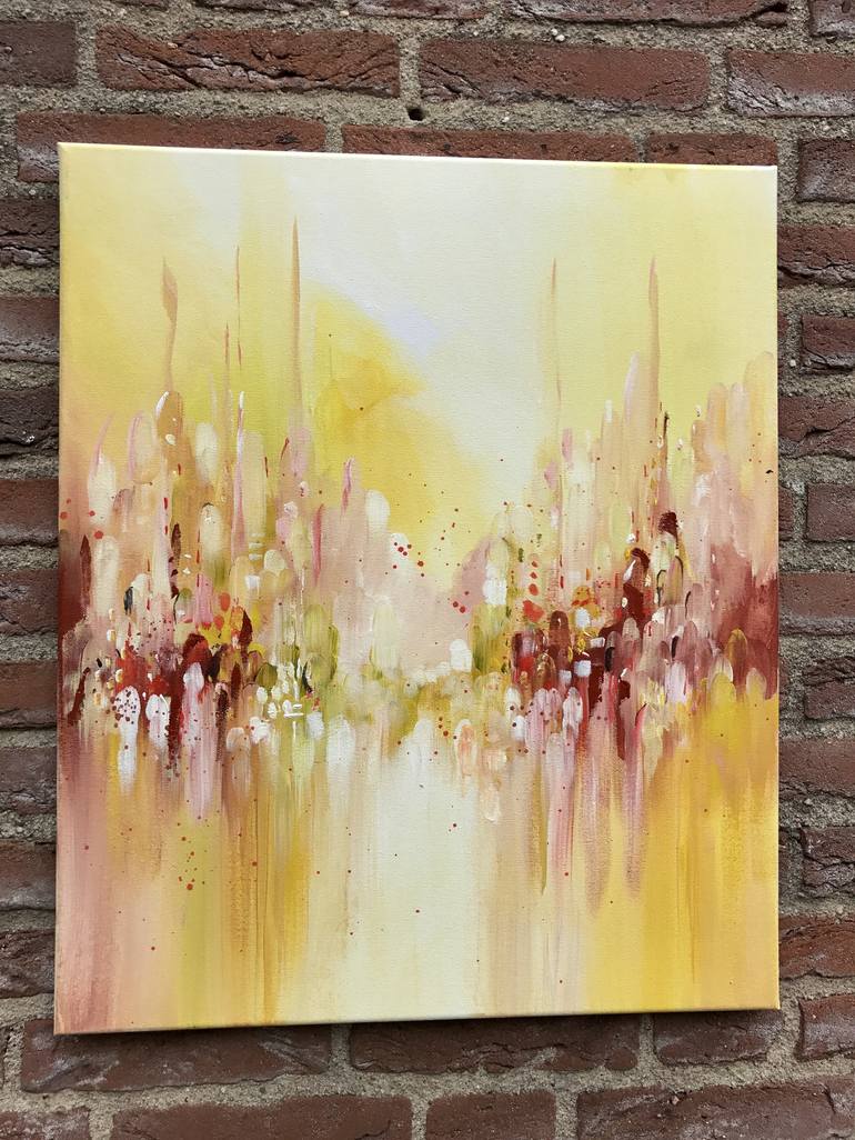 Original Abstract Expressionism Abstract Painting by Mo Tuncay