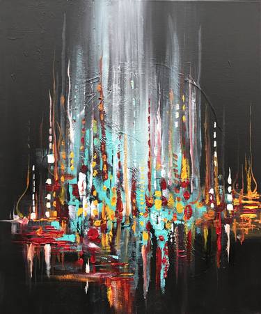 Print of Art Deco Abstract Paintings by Mo Tuncay