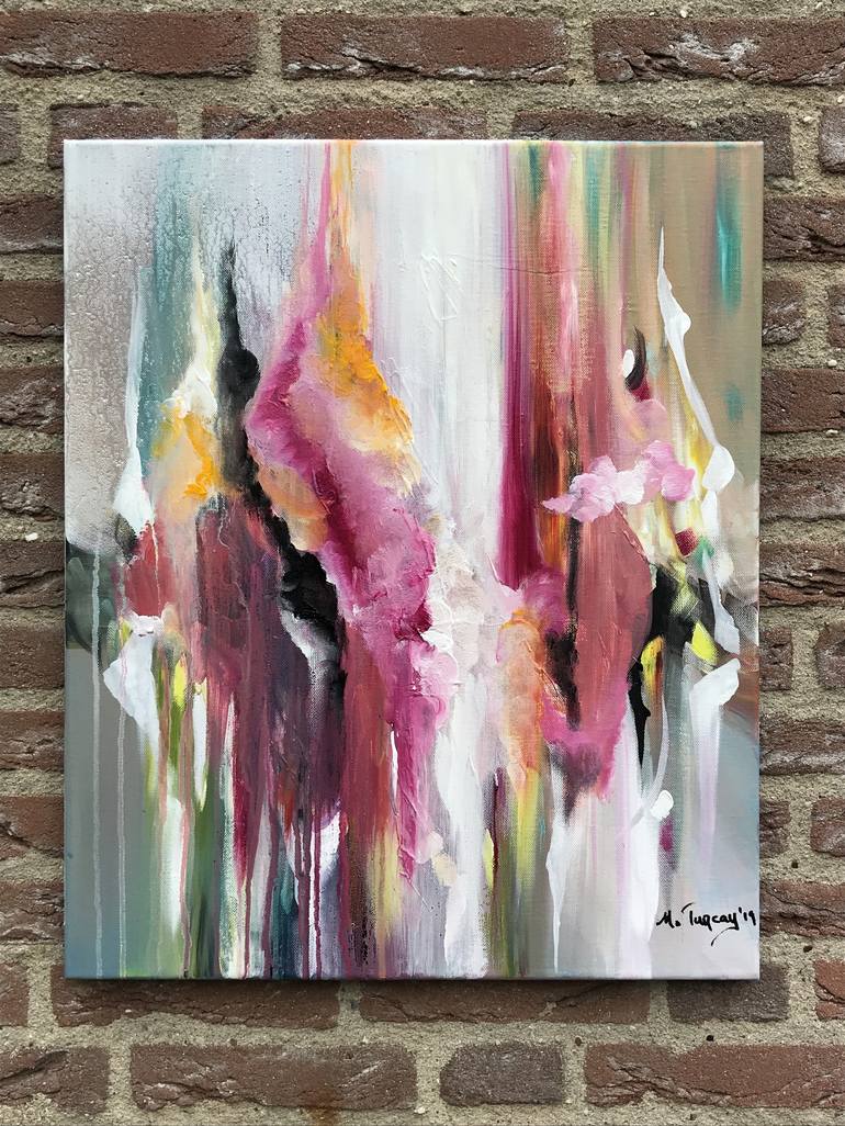 Original Abstract Painting by Mo Tuncay