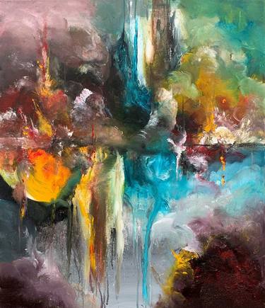 Original Landscape Painting by Mo Tuncay