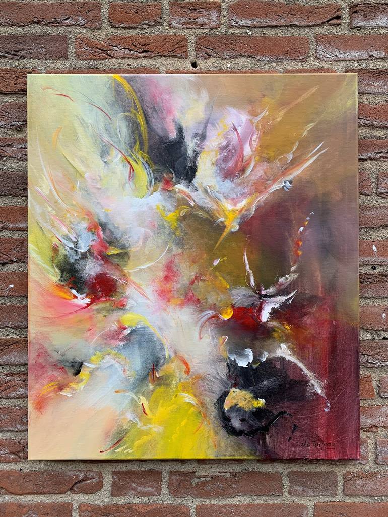 Original Abstract Painting by Mo Tuncay