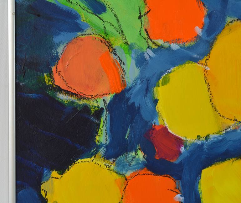 Original Fine Art Abstract Painting by Lars Hegelund