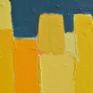 Sometimes less is more, this painting is all about radiant color, texture and a composition that stays alive.