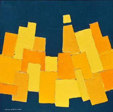 Original Cubism Abstract Paintings by Lars Hegelund