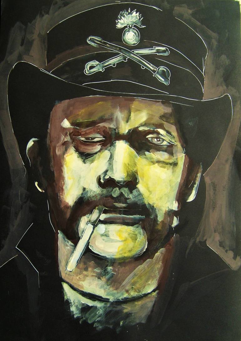 Lemmy Painting By Kevin May Saatchi Art