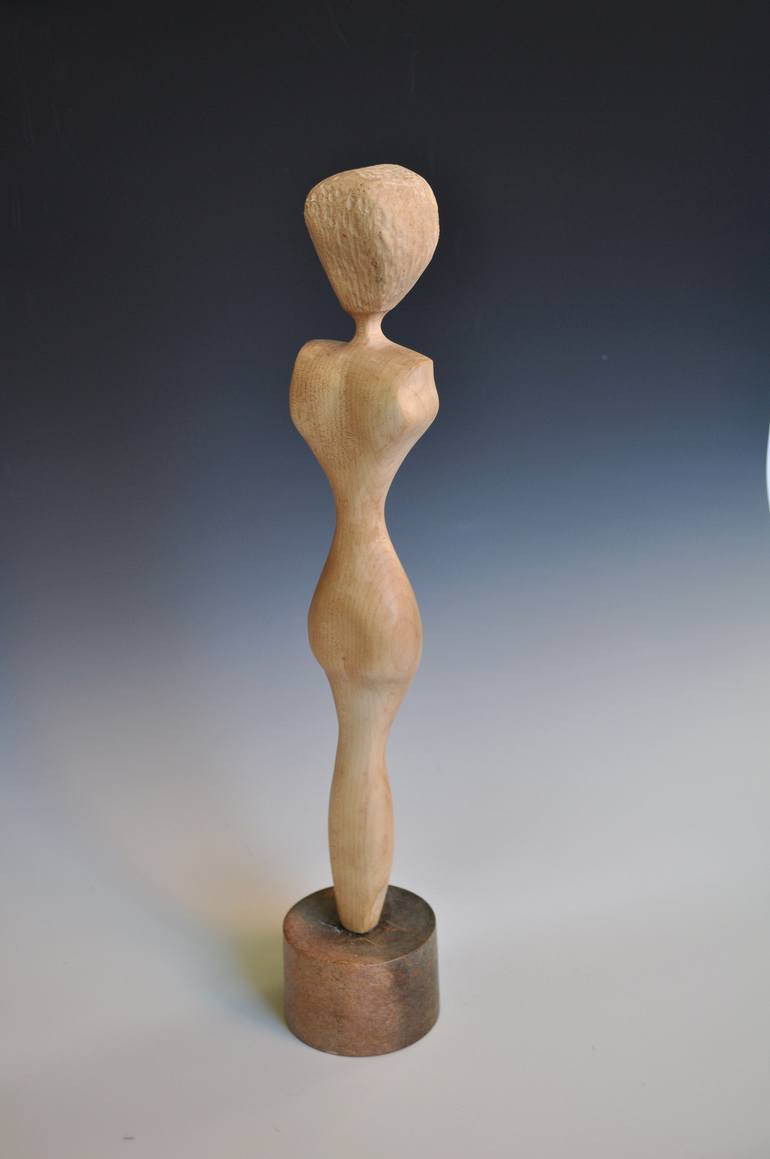 Original Figurative Nude Sculpture by Halyna Lane