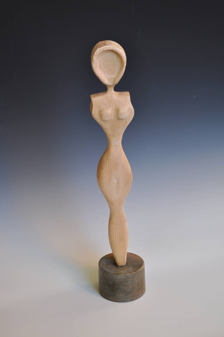 Original Figurative Nude Sculpture by Halyna Lane