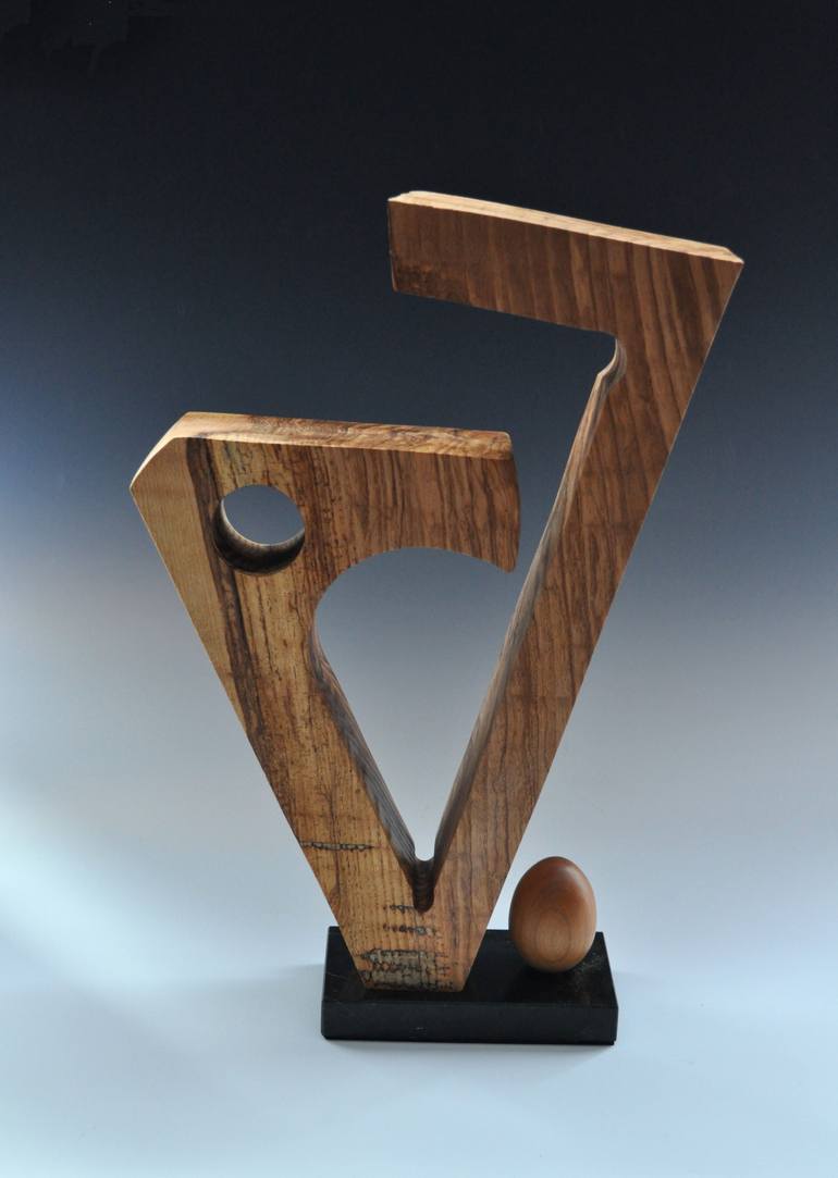 Original Abstract Animal Sculpture by Halyna Lane