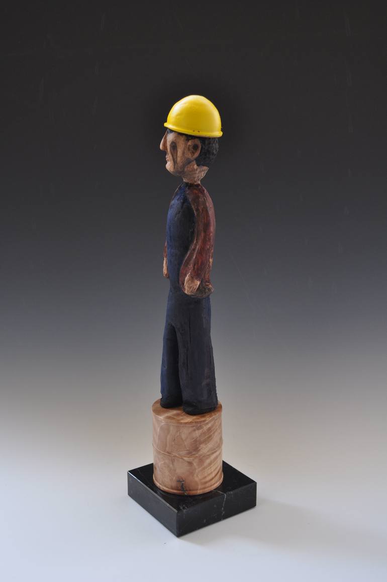 Original Figurative People Sculpture by Halyna Lane