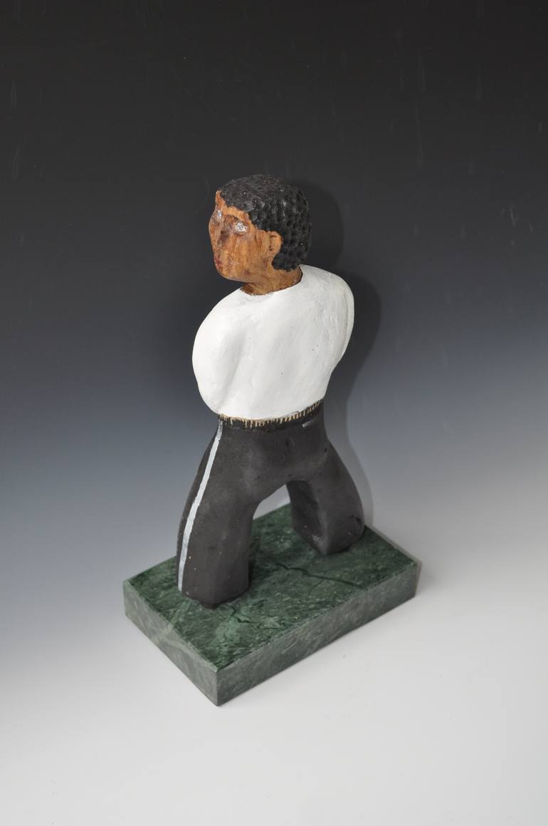 Original Figurative Men Sculpture by Halyna Lane