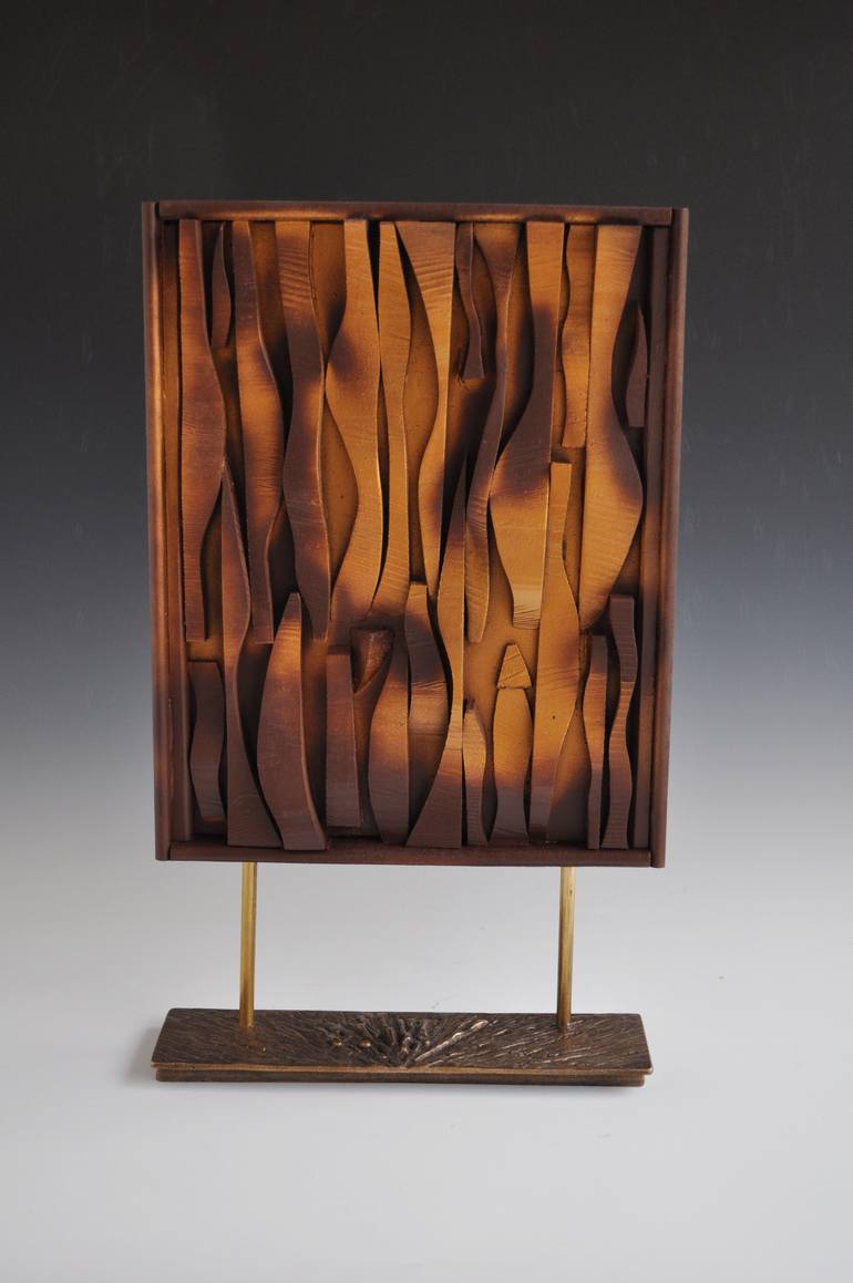 Original Abstract Expressionism Abstract Sculpture by Halyna Lane