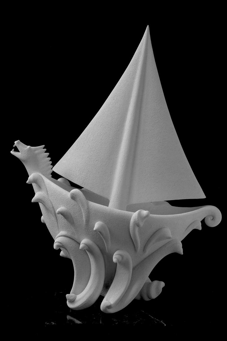 Original Figurative Boat Sculpture by Andrea Bucci