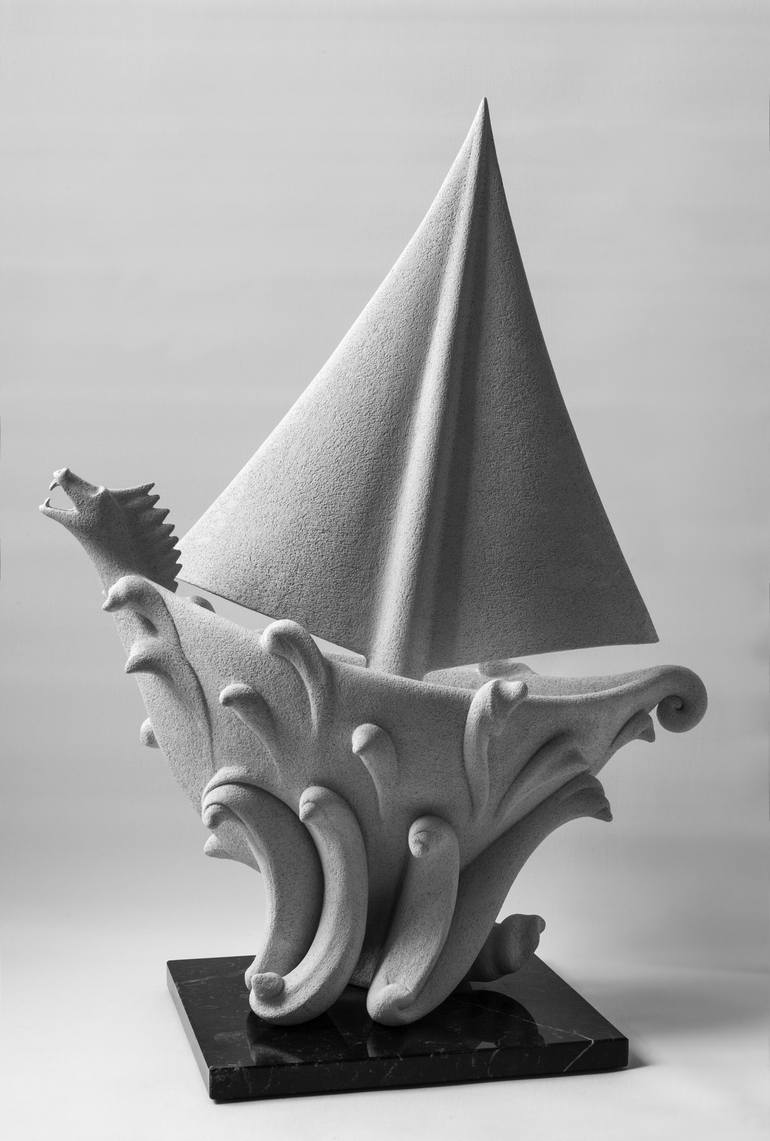 Original Figurative Boat Sculpture by Andrea Bucci