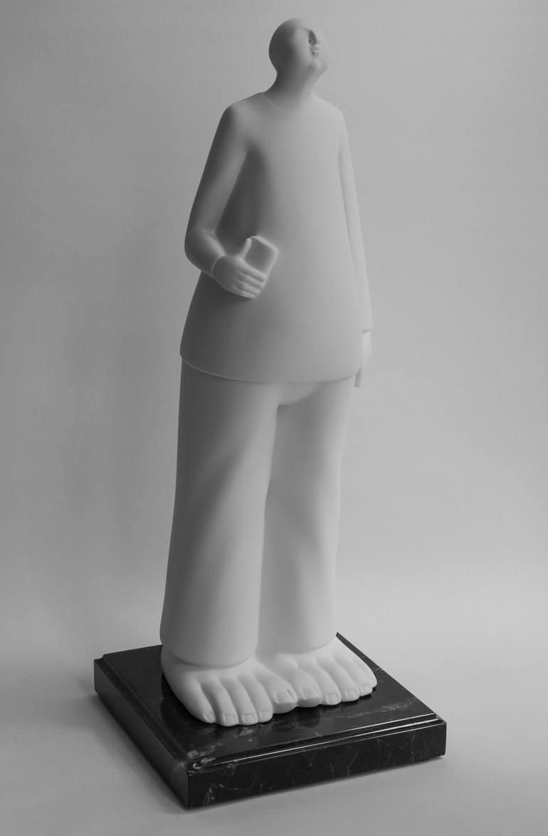 Original Figurative Portrait Sculpture by Andrea Bucci