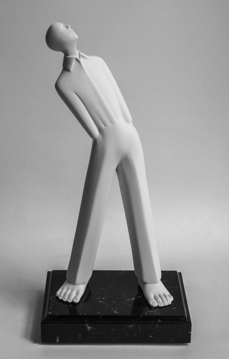 Original Figurative Men Sculpture by Andrea Bucci