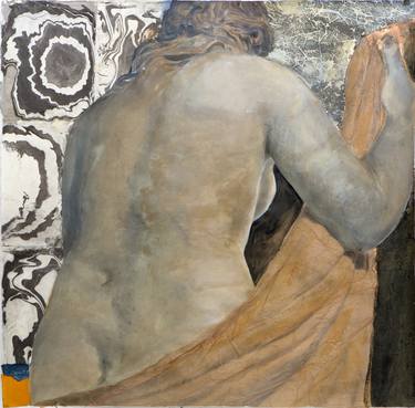 Original Classical mythology Collage by Mary Heebner