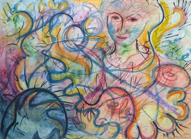 Original Expressionism Women Paintings by Laura Joan Levine