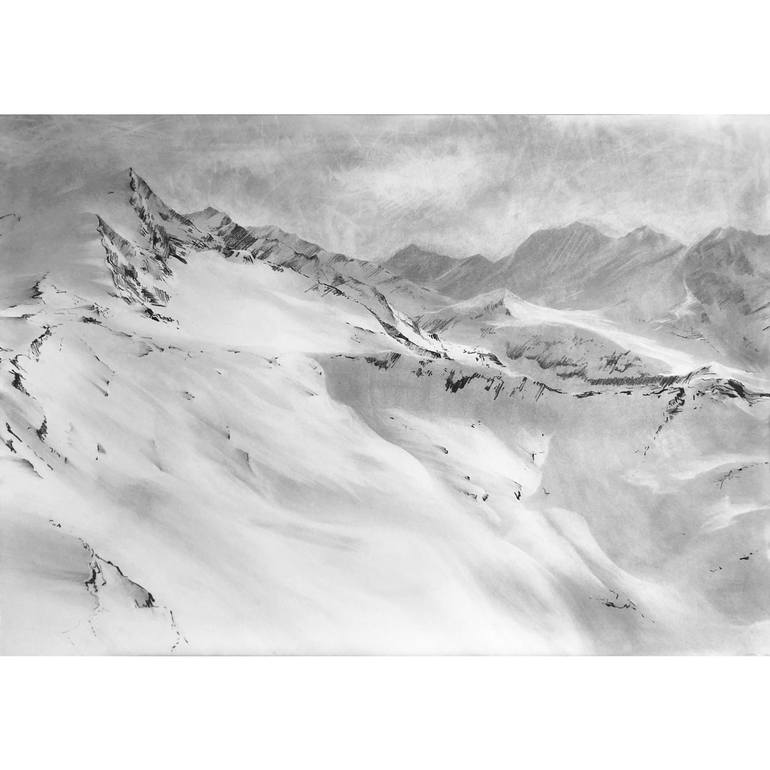 Mountainside Drawing By Sophie Coe Saatchi Art